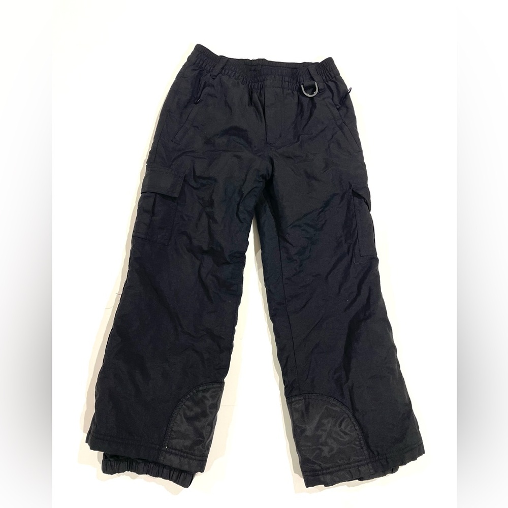 Sport Essentials Kids Ski/Snowboard Black Nylon Pants Size 8